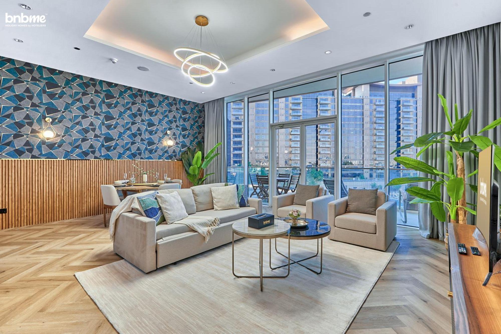 Bnbmehomes - Tiara Tanzanite Dubai Eksteriør billede